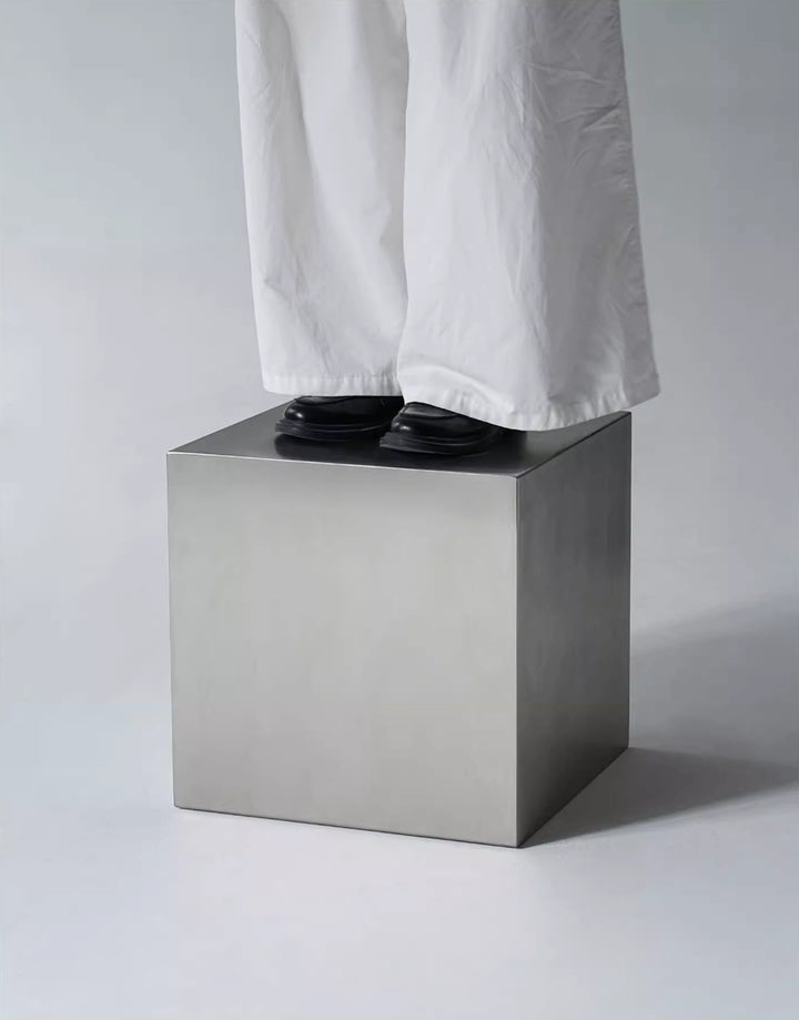 שולחן צד Inox Cube