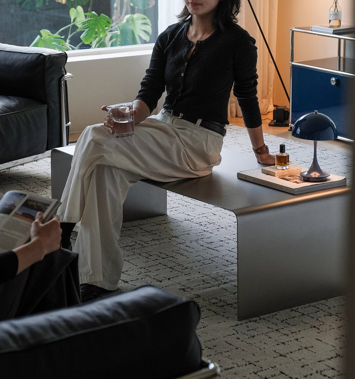 שולחן סלון Inox Arc