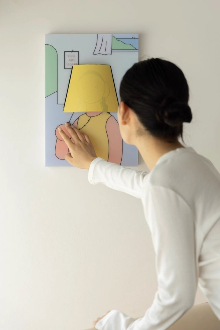 תמונה עם תאורה Lampself