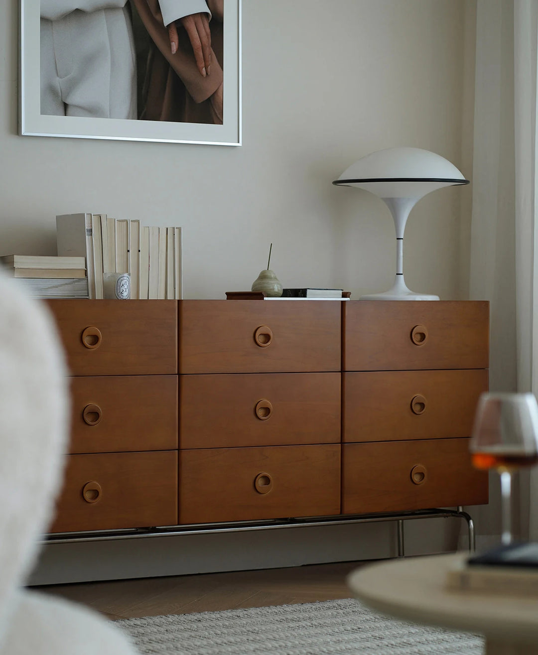 מזנון אחסון 9 מגירות Teiri