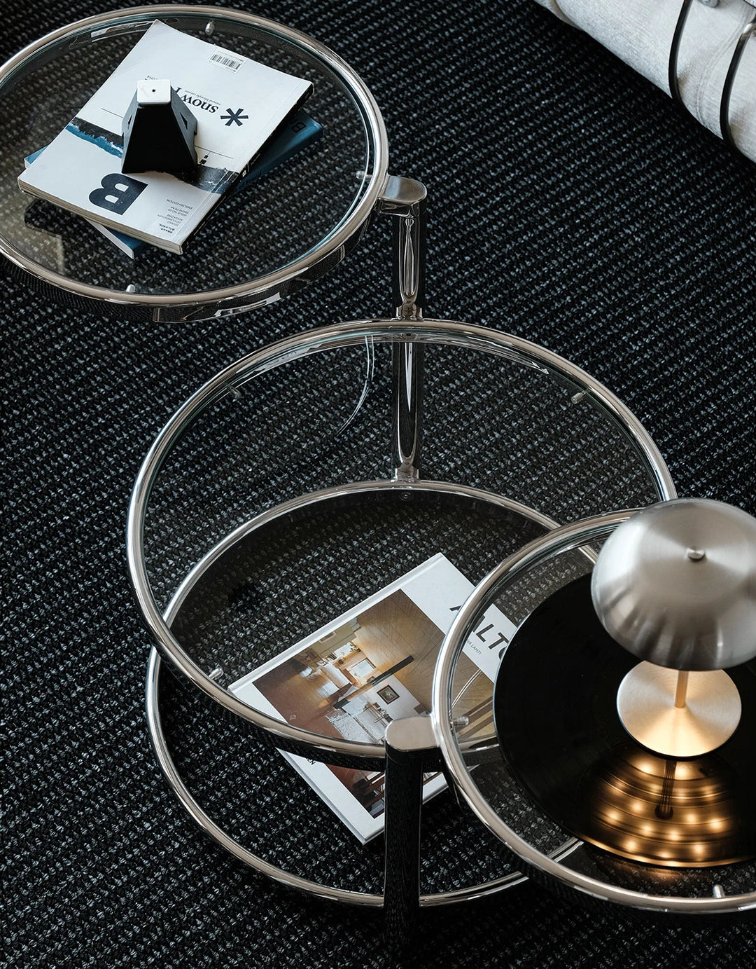 שולחן סלון מסתובב 360° Back