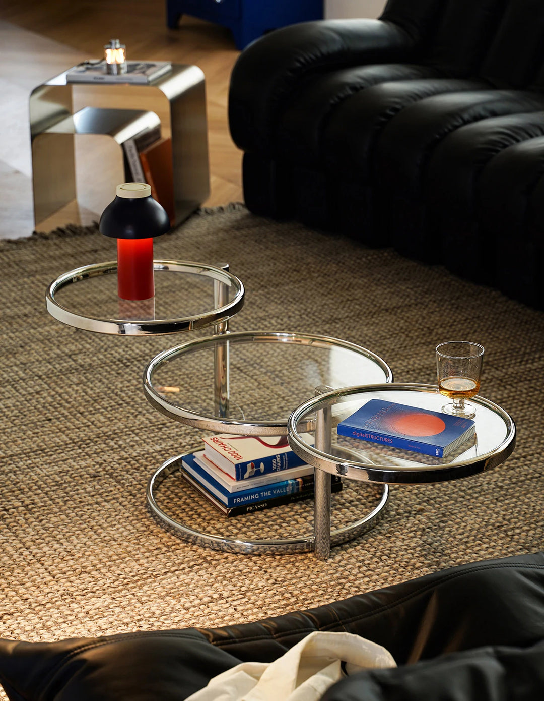 שולחן סלון מסתובב 360° Back