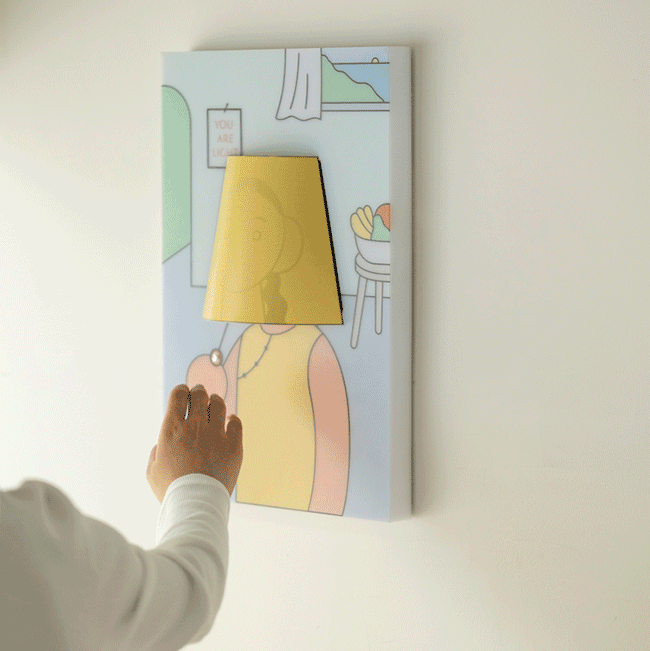 תמונה עם תאורה Lampself