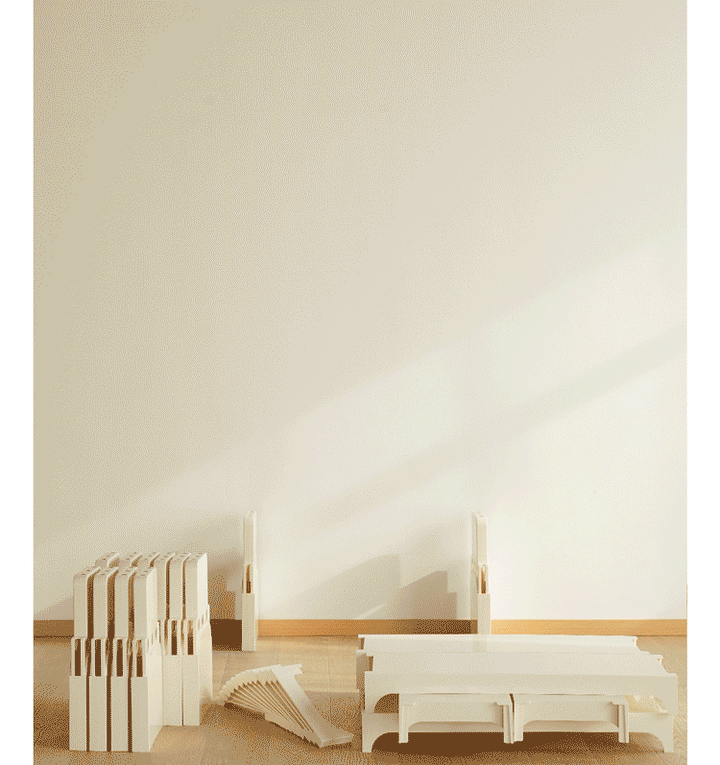 שידת מדפים מודולרית Gelo